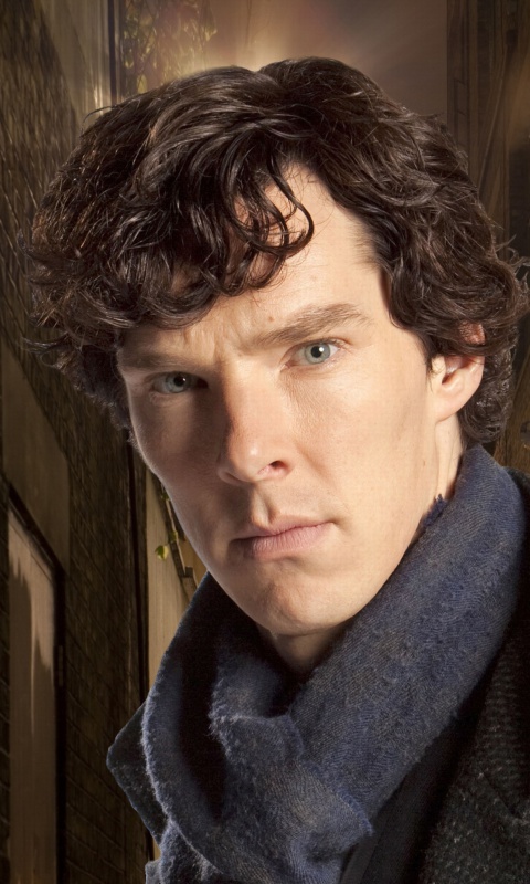 Sherlock TV series - Benedict Cumberbatch wallpaper 480x800