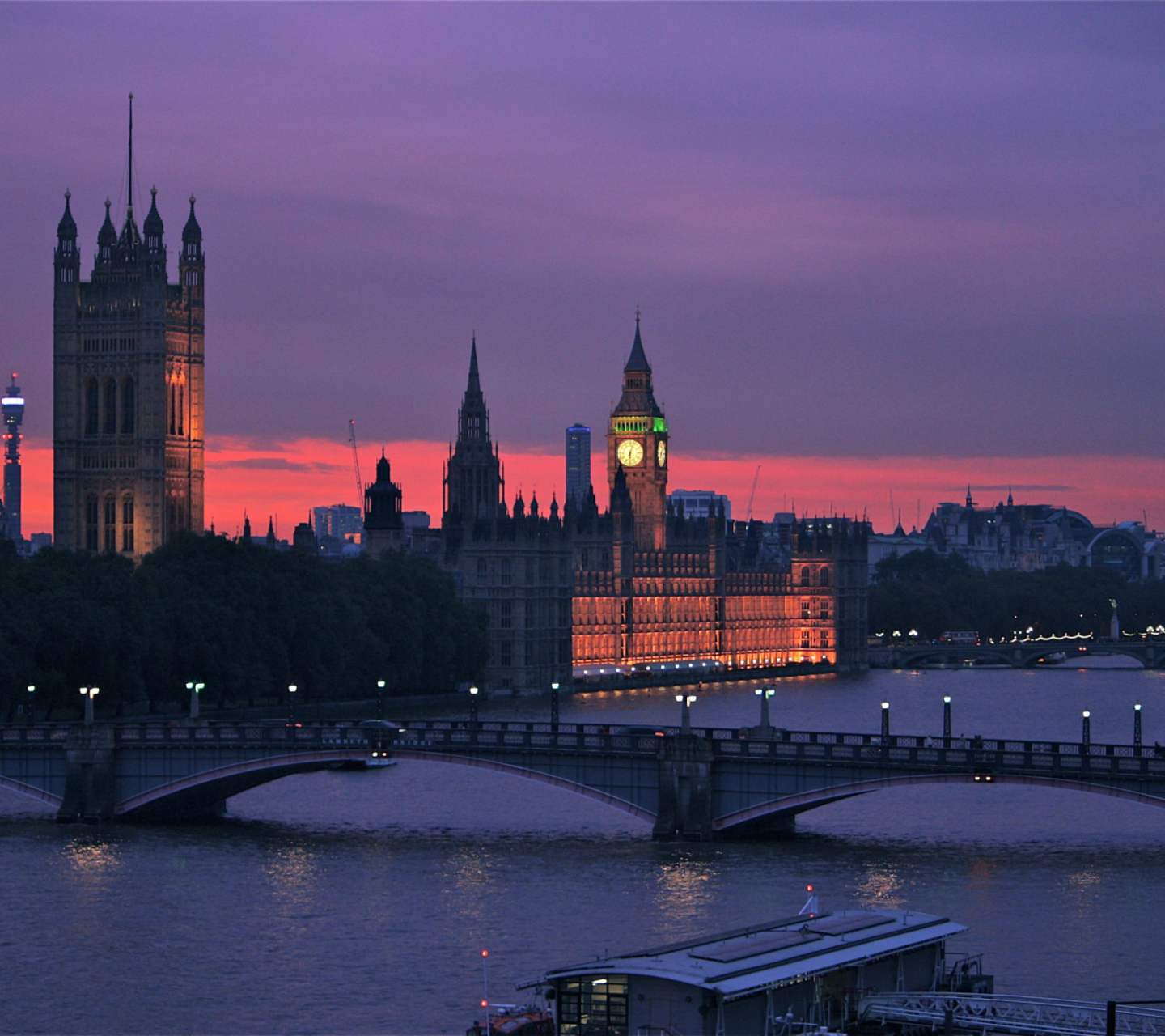 Sfondi London At Night 1440x1280