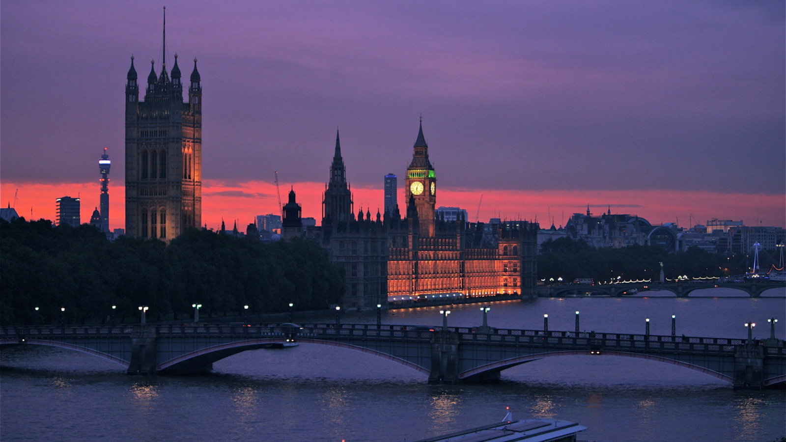 Fondo de pantalla London At Night 1600x900