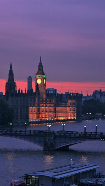 Обои London At Night 360x640