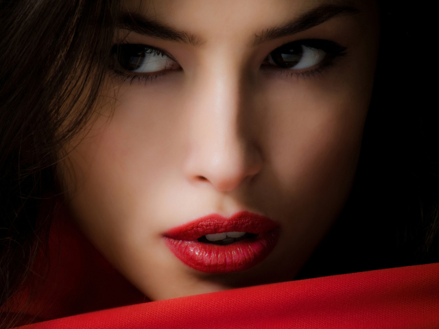 Das Red Lips Wallpaper 640x480