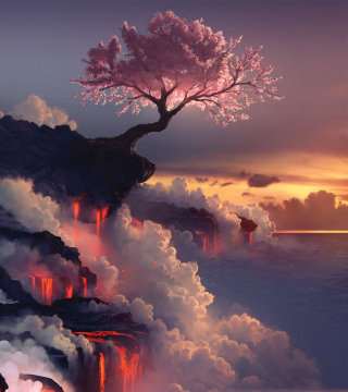 Pink Tree - Obrázkek zdarma pro iPad mini