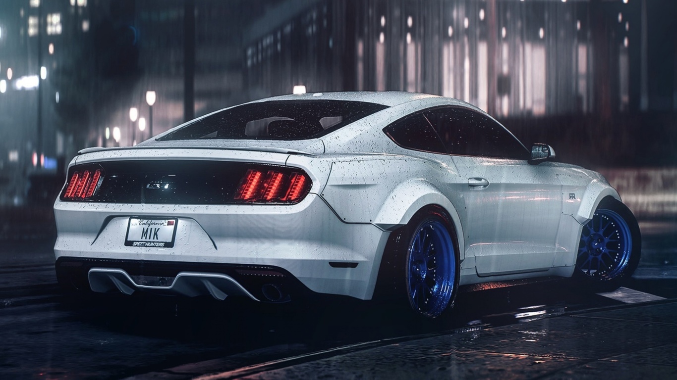 Das Ford Mustang Shelby GT350 Wallpaper 1366x768