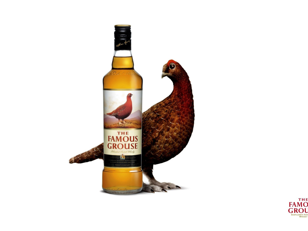 Das The Famous Grouse Scotch Whisky Wallpaper 1024x768