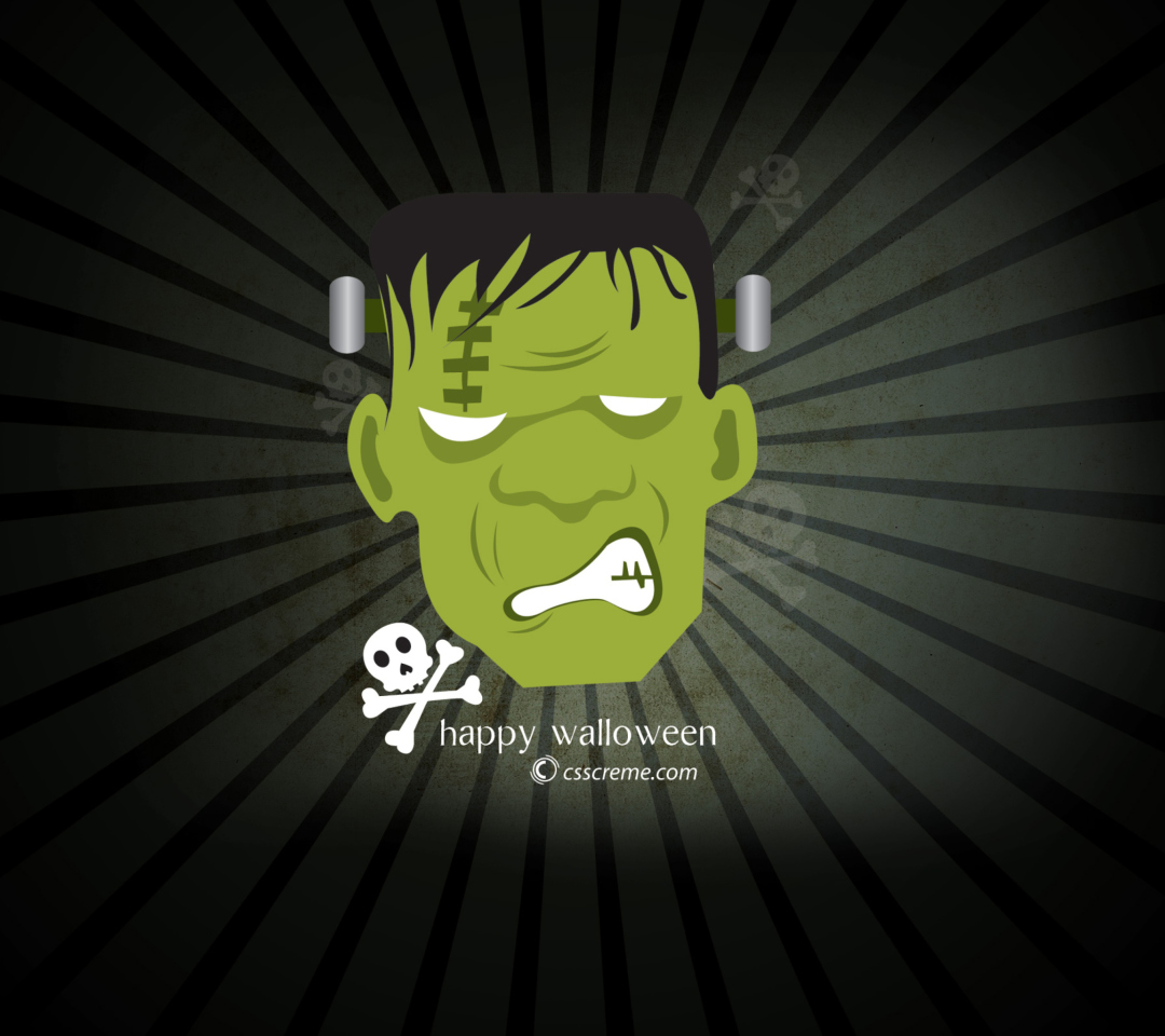 Green Frankenstein wallpaper 1080x960