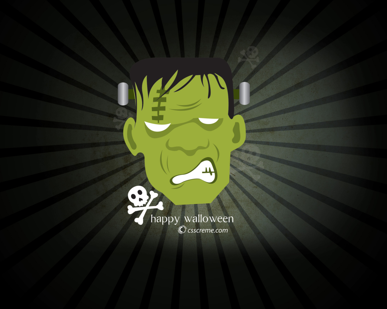 Fondo de pantalla Green Frankenstein 1280x1024