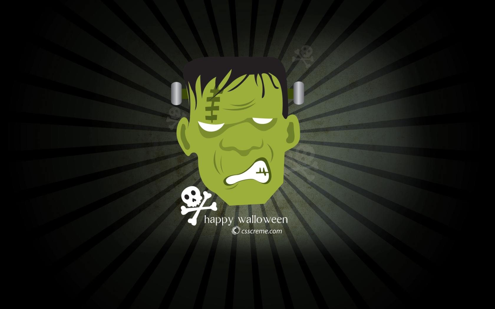 Fondo de pantalla Green Frankenstein 1680x1050
