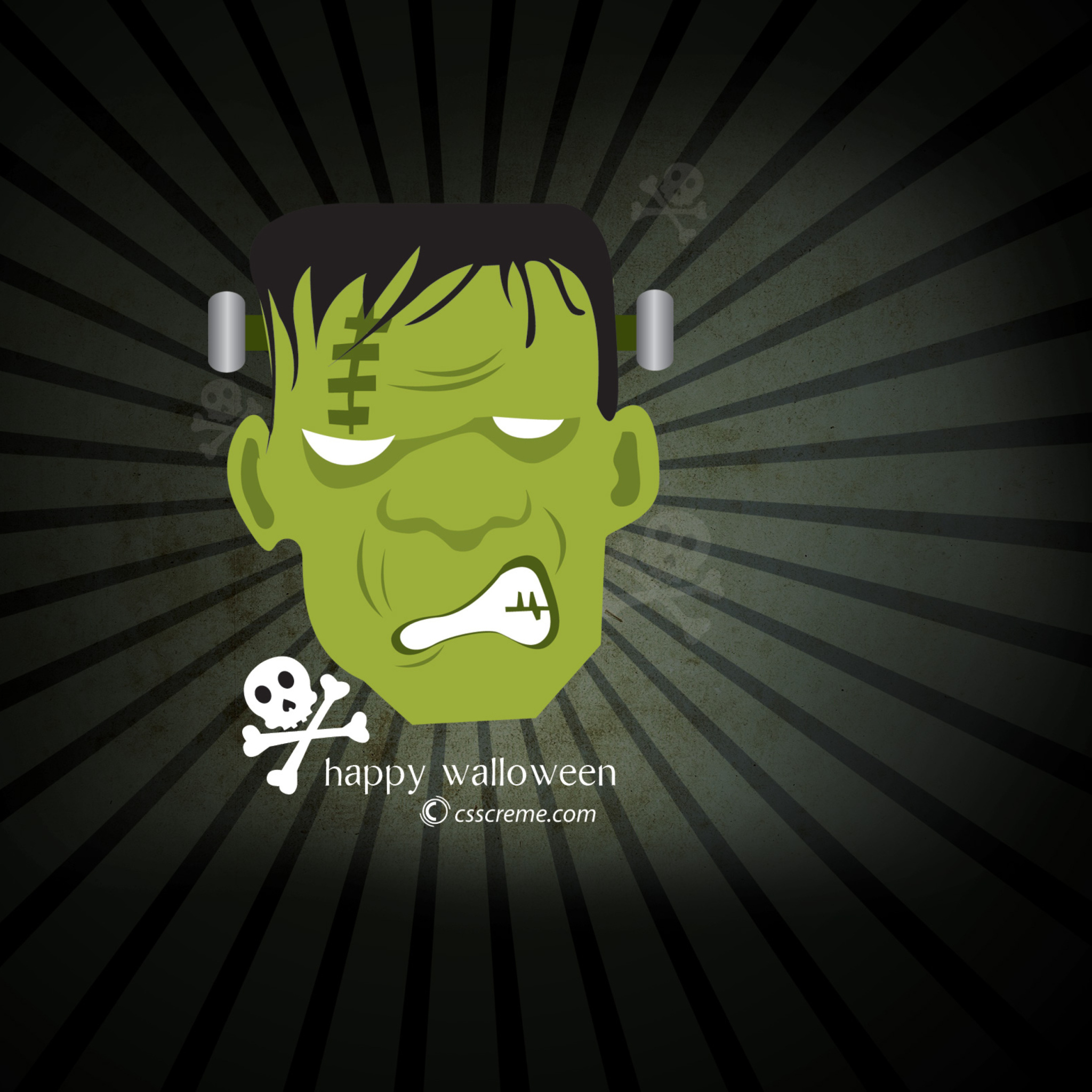 Fondo de pantalla Green Frankenstein 2048x2048