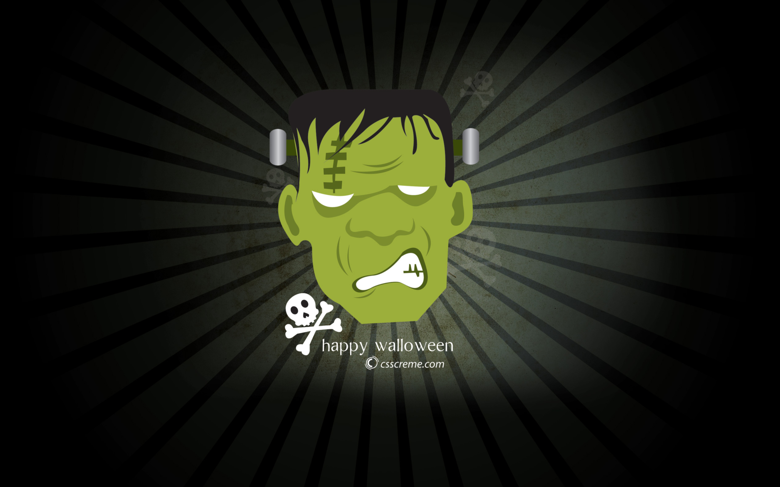 Green Frankenstein wallpaper 2560x1600