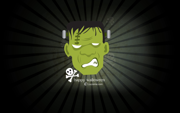 Fondo de pantalla Green Frankenstein