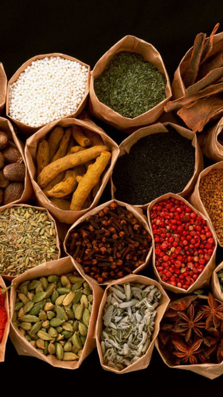 Spices wallpaper 750x1334