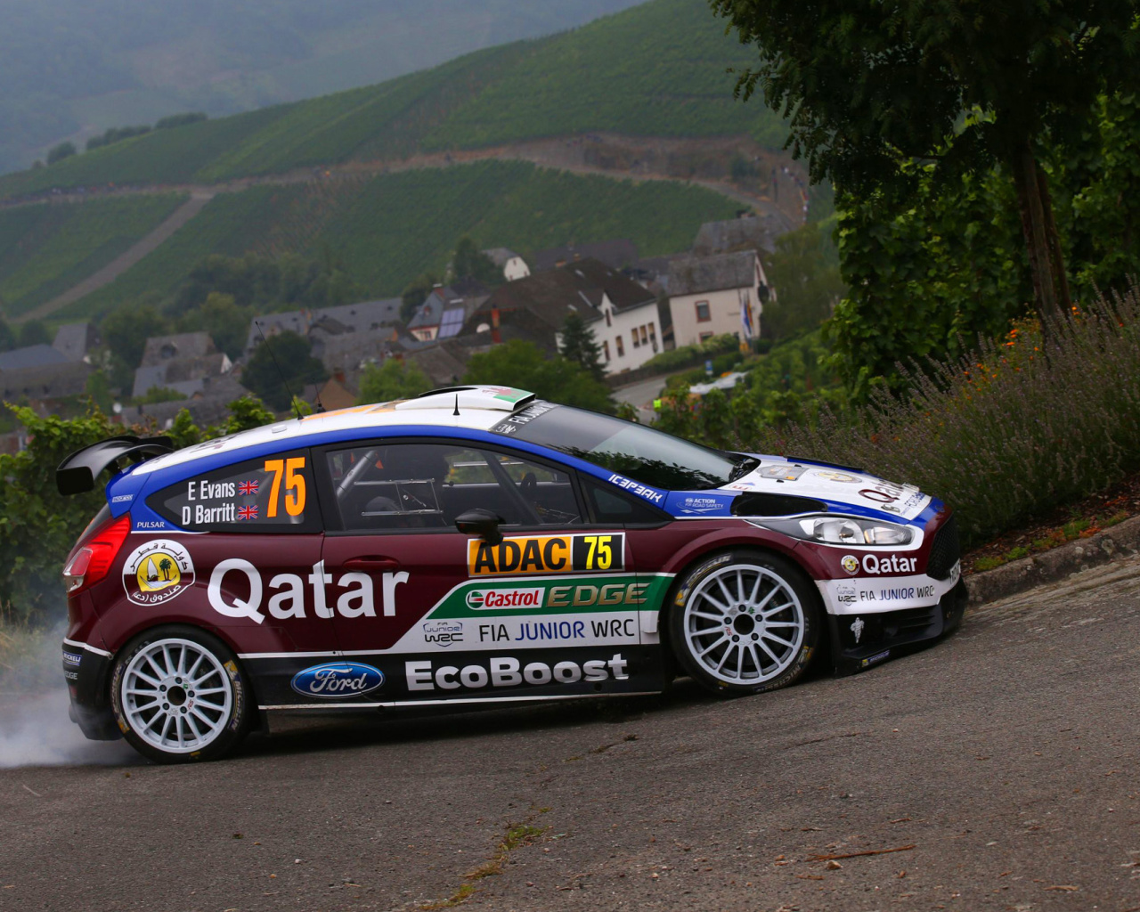 Screenshot №1 pro téma Ford Fiesta R5 WRC 1280x1024