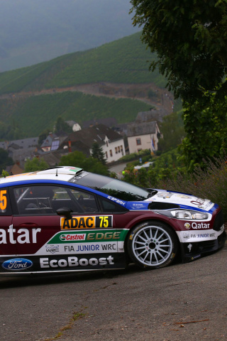 Fondo de pantalla Ford Fiesta R5 WRC 320x480