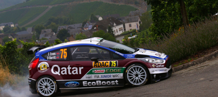 Обои Ford Fiesta R5 WRC 720x320