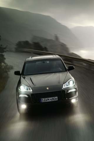 Fondo de pantalla Porsche Cayenne Turbo 320x480