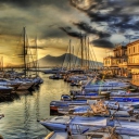 Das Sunrise In Naples Wallpaper 128x128