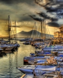 Fondo de pantalla Sunrise In Naples 128x160