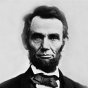 Fondo de pantalla Abraham Lincoln 128x128