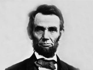 Das Abraham Lincoln Wallpaper 320x240