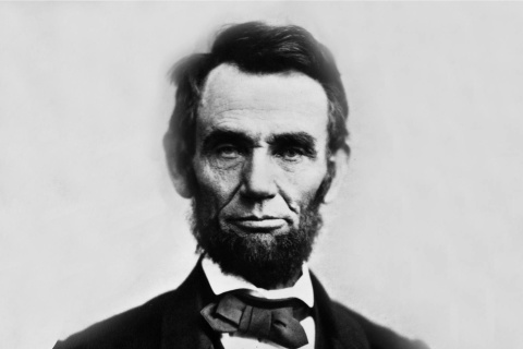 Fondo de pantalla Abraham Lincoln 480x320