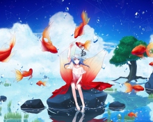 Water Fairy wallpaper 220x176