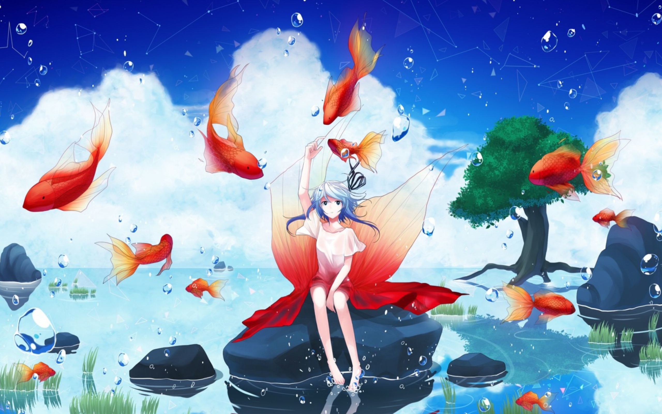 Water Fairy wallpaper 2560x1600