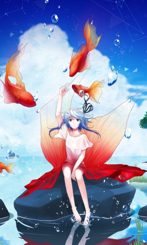 Fondo de pantalla Water Fairy 480x800