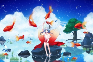 Water Fairy Wallpaper for Android, iPhone and iPad