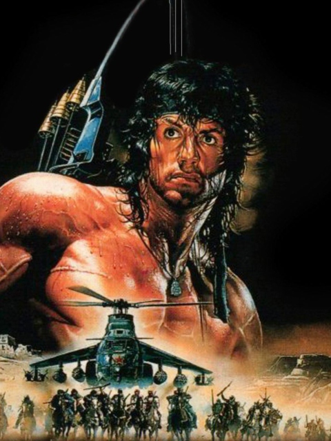Fondo de pantalla Rambo III 480x640