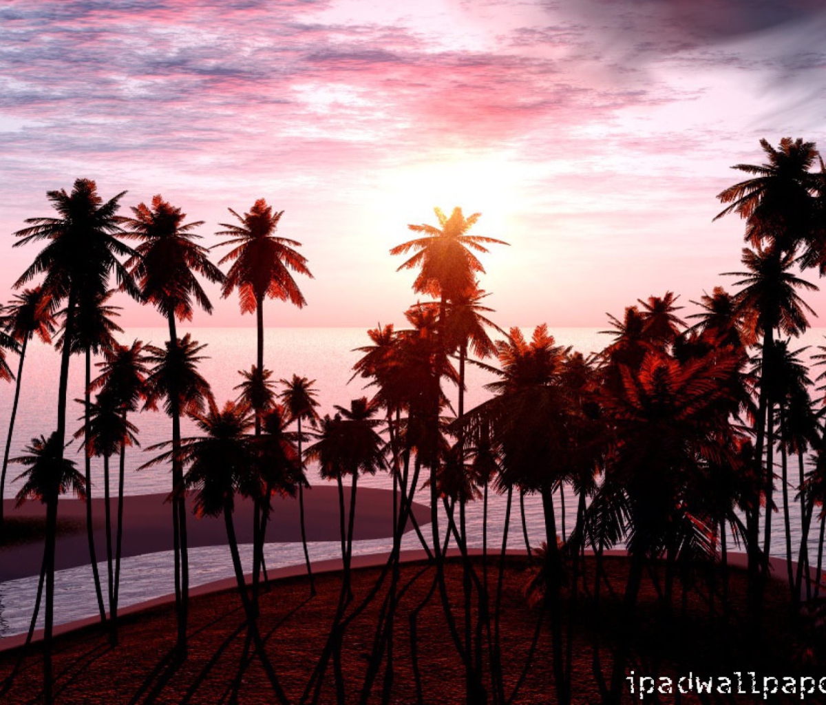 Pink Sunset screenshot #1 1200x1024