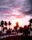 Pink Sunset screenshot #1 128x160
