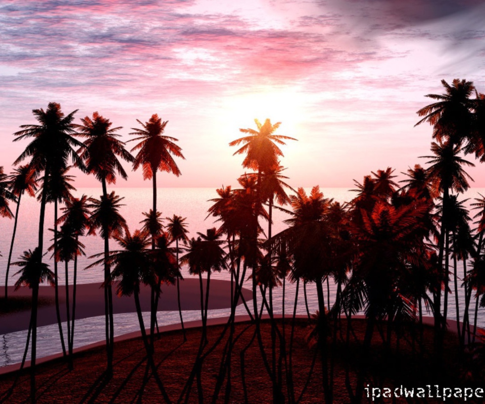 Pink Sunset screenshot #1 960x800
