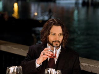 Johnny Depp - Tourist Movie wallpaper 320x240