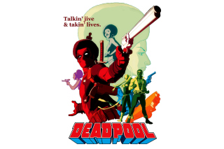 Deadpool - Obrázkek zdarma pro Samsung Galaxy Tab 2 10.1