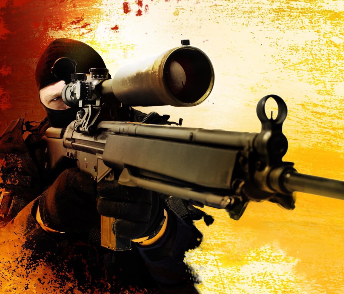 Screenshot №1 pro téma Counter Strike Swat Counter Terrorism Group 1200x1024