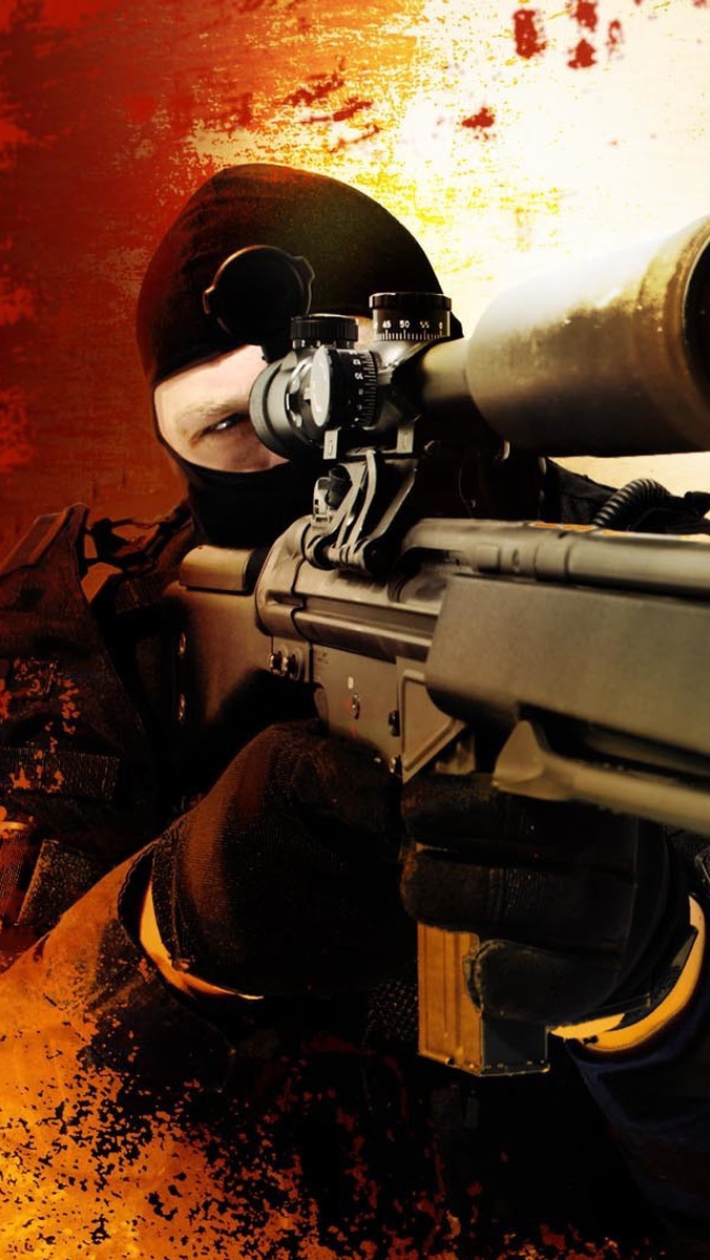 Das Counter Strike Swat Counter Terrorism Group Wallpaper 640x1136