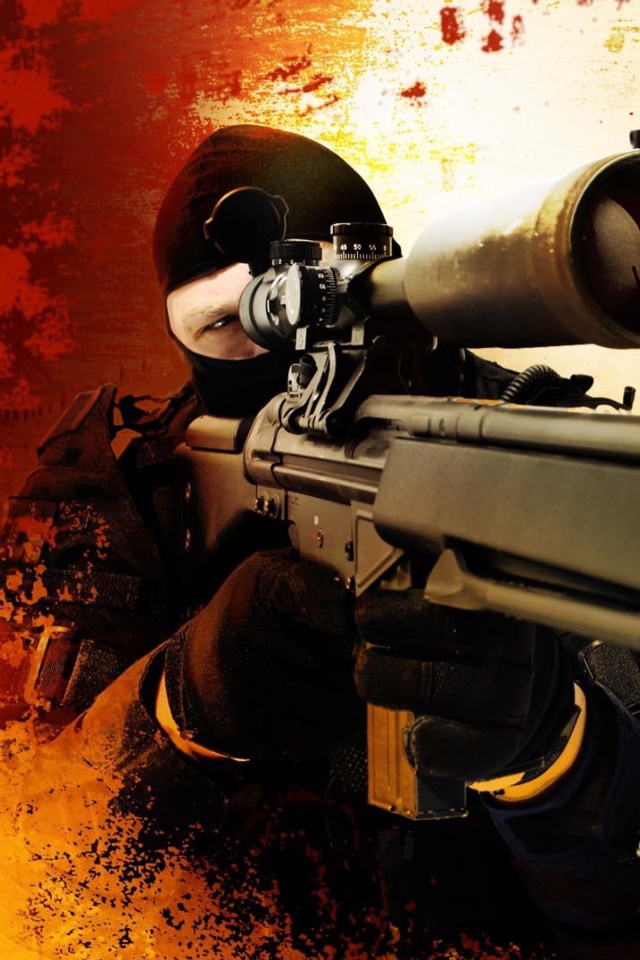 Das Counter Strike Swat Counter Terrorism Group Wallpaper 640x960