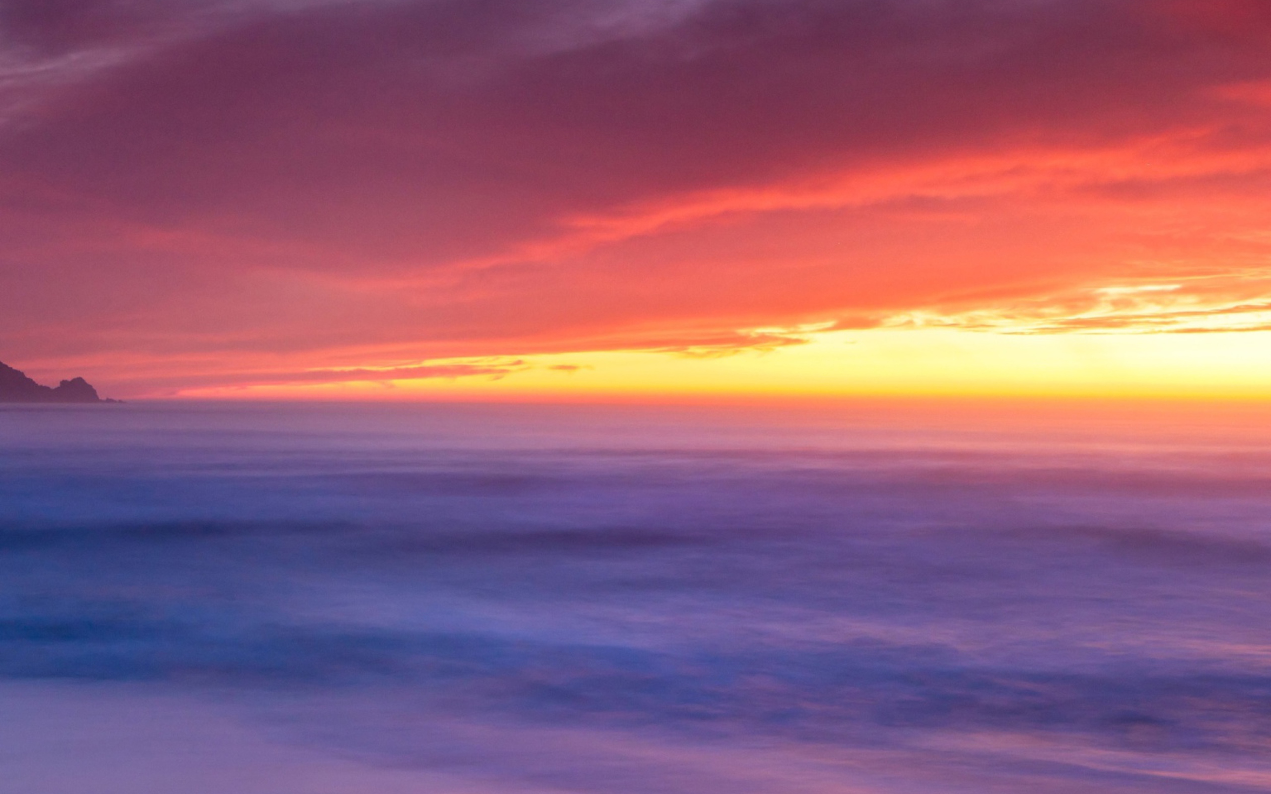 Das Sunset On The Beach Wallpaper 2560x1600