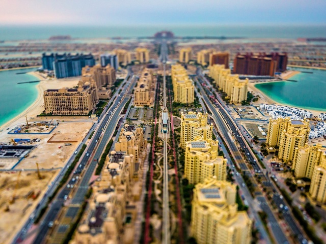 Dubai Tilt Shift screenshot #1 640x480