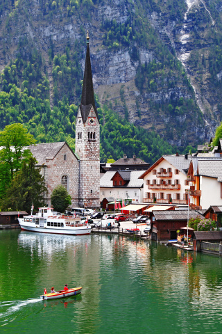 Обои Bad Goisern Hallstattersee 320x480