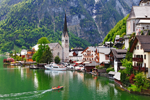 Das Bad Goisern Hallstattersee Wallpaper 480x320