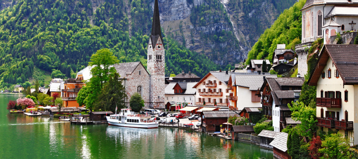 Sfondi Bad Goisern Hallstattersee 720x320