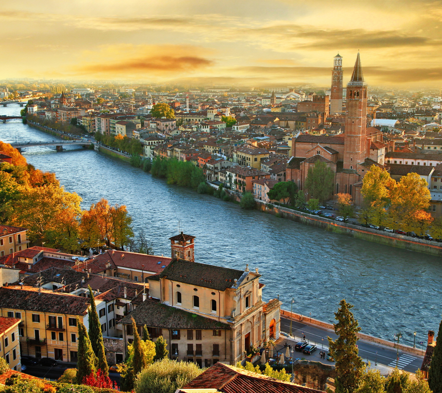 Das Italy City Wallpaper 1440x1280