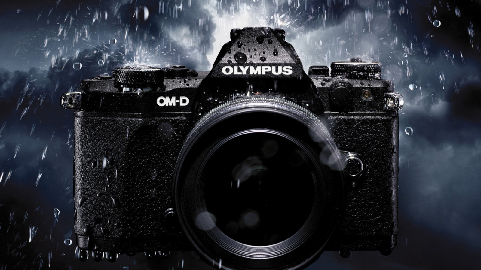 Olympus Om D wallpaper 1600x900