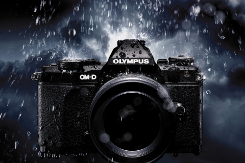 Olympus Om D wallpaper 480x320