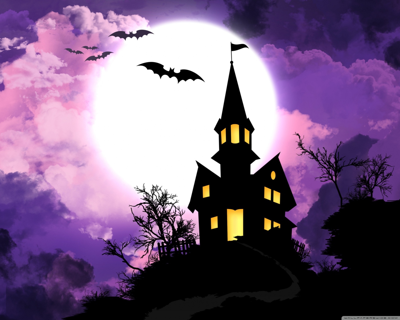 Spooky Halloween wallpaper 1280x1024
