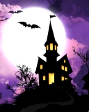 Spooky Halloween wallpaper 128x160