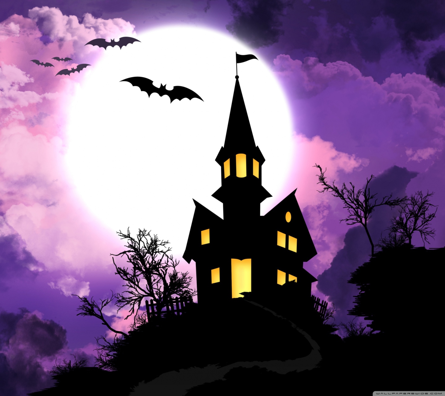 Spooky Halloween wallpaper 1440x1280