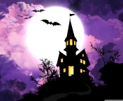 Das Spooky Halloween Wallpaper 176x144