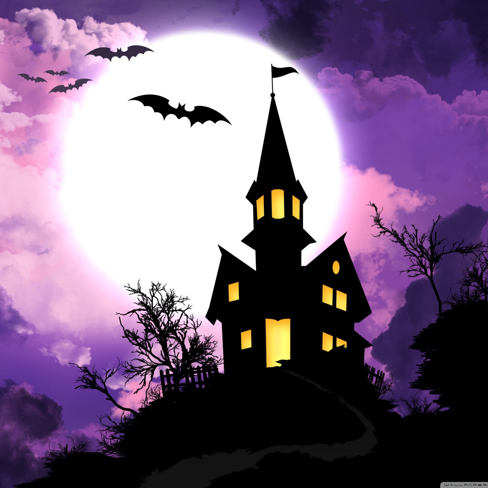 Das Spooky Halloween Wallpaper 2048x2048